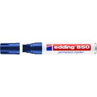 Маркер перманентный "Edding 850", скошенный наконечник, синий, 5-16 мм