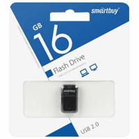 Флеш-диск "Smartbuy Art", USB 2.0, 16 GB, цвет черный