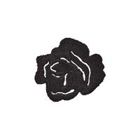 Термоаппликация Prym "Роза черная"