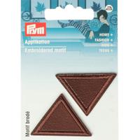 Термоаппликация "Треугольник", коричневый, 2 штуки, арт. 925596