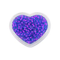Бисер "Сердце", цвет: 303 фиолетовый, 8 г