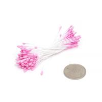 Тычинки для искусственных цветов, 6 см, цвет: розовый, арт. AR559