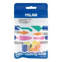 Набор инструментов для лепки Milan: 2 пластиковых держателя и 8 пластиковых наконечников