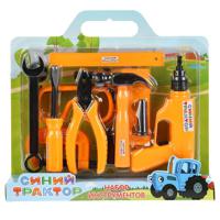 295647 Набор строит. инструментов Синий Трактор в русс. кор. 30,5*5*28,5см Играем вместе в кор.2*24ш