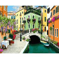 Картина по номерам "Улочки Венеции", 40x50 см (33 цвета)