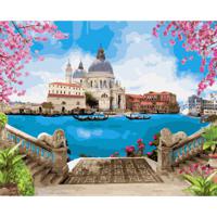 Картина по номерам "Венеция. Санта-Мария-Делла-Салюте", 40x50 см (30 цветов)