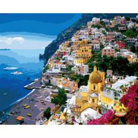 Картина по номерам "Италия. Позитано", 40x50 см (32 цвета)