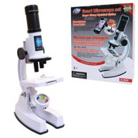 Микроскоп с увеличением 100x450x900, 41 предмет (белый)