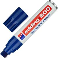 Маркер перманентный "Edding 800", 4-12 мм, скошенный наконечник, синий