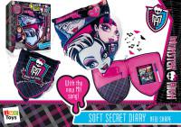 Секретный дневник для девочек "Monster High" (мягкий, на батарейках), арт. 871281