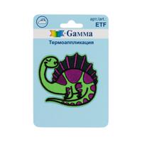 Термоаппликация Gamma №02 "Динозаврик", 5,6х5,1 см