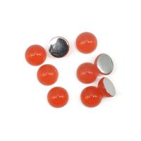 Полубусины желейные, цвет: J27 грязно-оранжевый, 8 мм, 25 штук, арт. 7733612