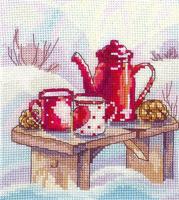 Набор для вышивания "Сделай своими руками. Любимый чай", размер: 11,5x13 см, арт. Ч-09