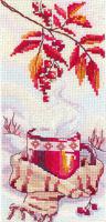 Набор для вышивания "Сделай своими руками. Горячий чай", размер: 19x9 см, арт. Ч-07