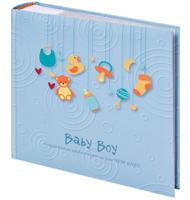 Фотоальбом "Baby Boy", на 200 фото 10х15 см, цвет голубой