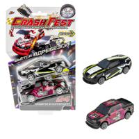 Инерционные машинки 2 в 1 "CrashFest Black Star. Spartan", 10 см