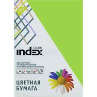 Бумага цветная "Index Color", 80 г/м2, А4, салатовый, 100 листов