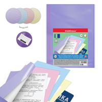Набор пластиковых обложек для учебников "Fizzy Pastel", 232x440 мм, 100 мкм, 12 штук