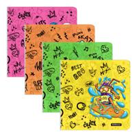 Набор пластиковых обложек для учебников "Funny Monsters", 232x440 мм, 80 мкм, 12 штук