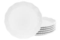 Наборы тарелок "Снежинки", 28x28x2,5 см, 6 штук (количество товаров в комплекте: 3)