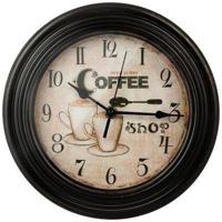 Часы настенные "Coffee shop", 22,8x22,8x4,6 см