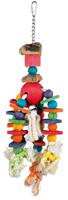Игрушка деревянная для птиц "Trixie", разноцветная, 35 см