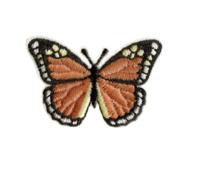 Термоаппликации переработанная Prym "Бабочка", коричневый