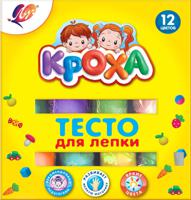 Тесто для лепки "Кроха", 12 цветов