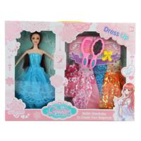 Кукла с аксессуарами "Выбирай наряд", 29 см (голубое платье)