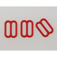 Пряжка регулятор для бюстгальтера, 12 мм, цвет: 100 красный, 50 штук, арт. 2827 (количество товаров в комплекте: 50)