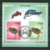 Марочный лист (марка) "Черепахи. Гвинея-Бисау. 2010 г."