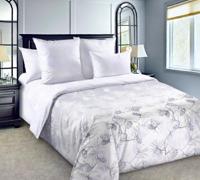 Комплект постельного белья "Кедр 3", 2-х спальный с европростынёй, сатин (цвет: сиреневый)