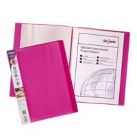 Папка с файлами Snopake, 315х240 мм, 24 страницы, цвет: розовый, арт. 12219