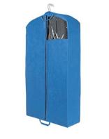 Чехол для хранения пальто, дубленок и шуб, 140x60x12 см, цвет: темно-синий (арт. П-10-11)
