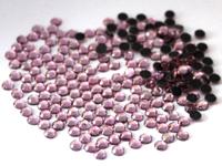 Стразы термоклеевые "ss34", 7,5 мм, 100 штук, цвет: 125 розовый