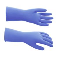 Перчатки латексные "HQ Profiline", синие, размер L
