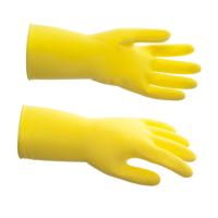 Перчатки латексные "HQ Profiline", желтые, размер L
