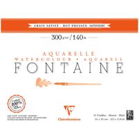 Альбом для акварели "Fontaine Grain satin?", 240x300 мм, 12 листов, 300 г/м2