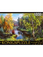 Пазлы "26. Konigspuzzle. Прищепа. Гуси в деревне", 1000 элементов