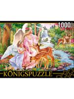 Пазлы "26. Konigspuzzle. Ангелы с оленятами", 1000 элементов