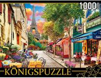 Пазлы "26. Konigspuzzle. Яркая парижская улица", 1000 элементов