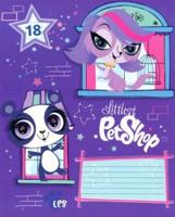 Тетрадь "Littlest Pet Shop", А5, 18 листов, клетка, арт. EAC-LPS118/5