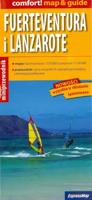 Fuerteventura i Lanzarote map & guide. 1:150000