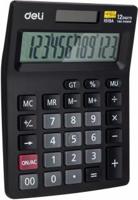 Калькулятор настольный "Deli", 12 разрядов, цвет: черный, арт. E1519A