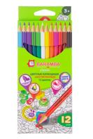 Набор цветных карандашей Baramba, 12 цветов, шестигранные