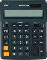 Калькулятор настольный "Deli", 12 разрядов, цвет: черный, арт. EM888