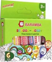 Набор цветного пластилина Baramba, 6 штук