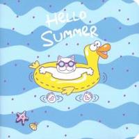 Альбом для рисования "Hello summer. Море", 170х170 мм, 20 листов, арт. N1836