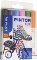 Набор маркеров "Pintor Fun", 6 цветов
