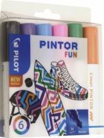 Набор маркеров "Pintor Fun", 6 цветов